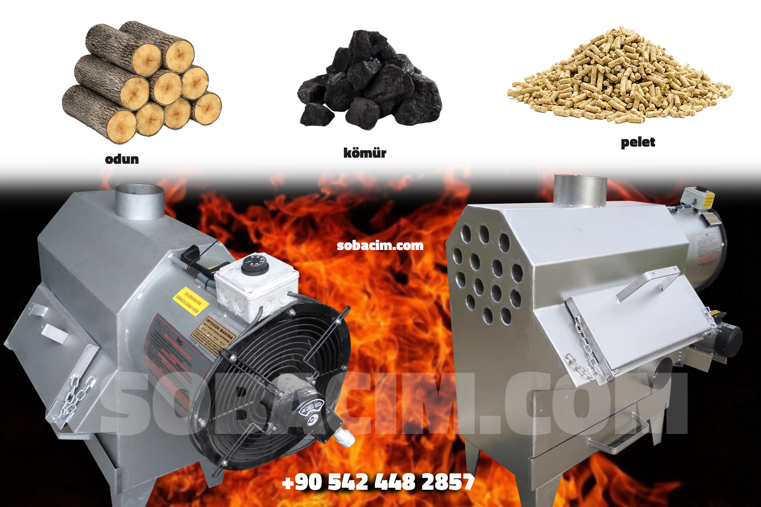 SHK750 750 m2 Fanlı Soba Fabrika Isıtıcı