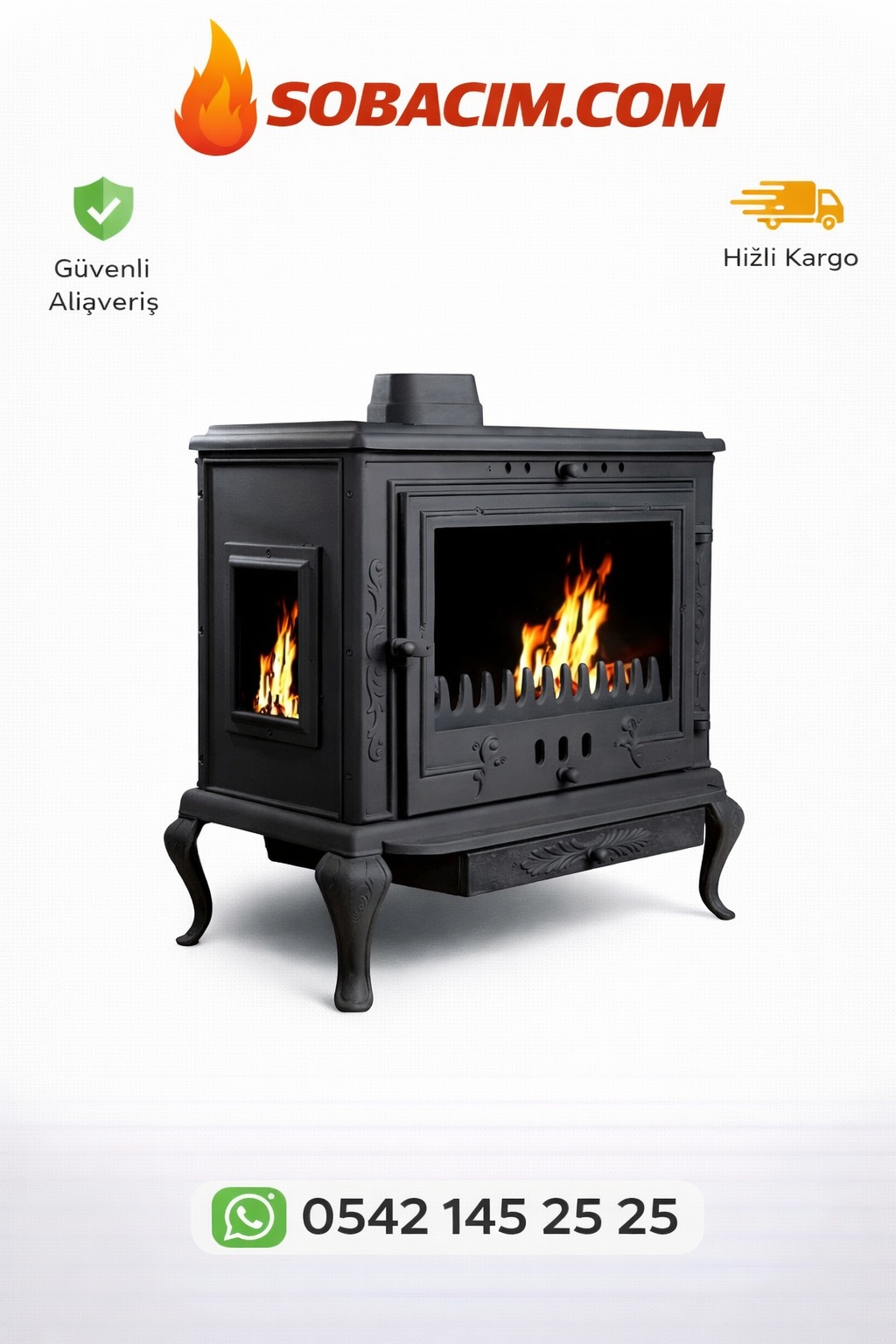 Döküm Plazma Şömine Soba | Sobacim
