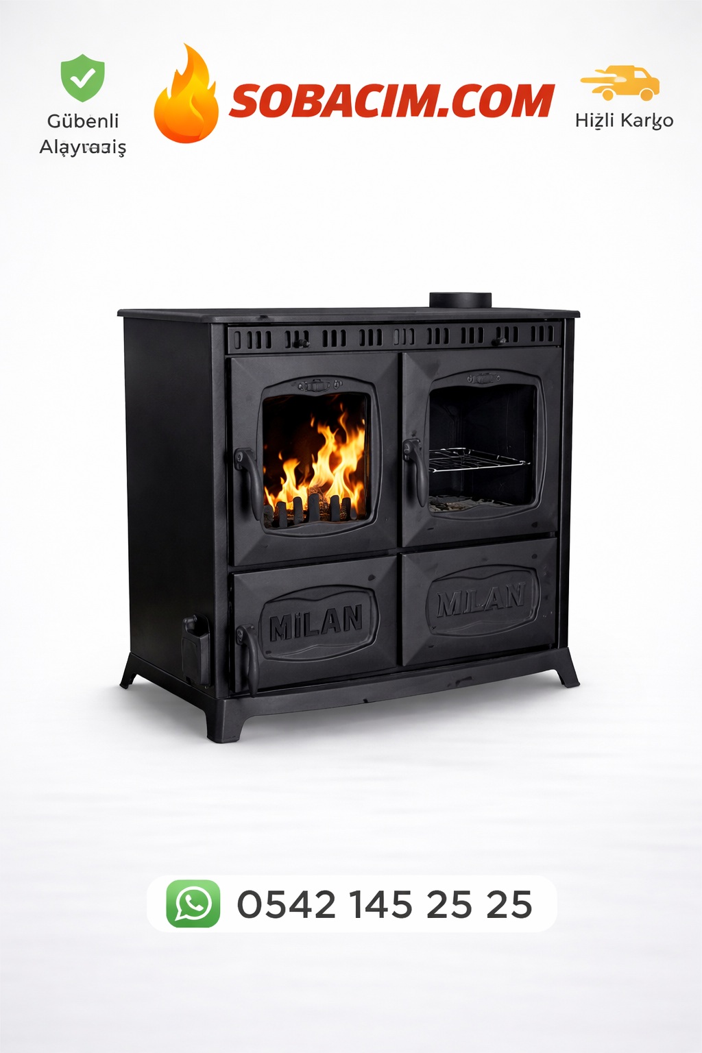 Milan Soba Fırınlı Lazer Kesim