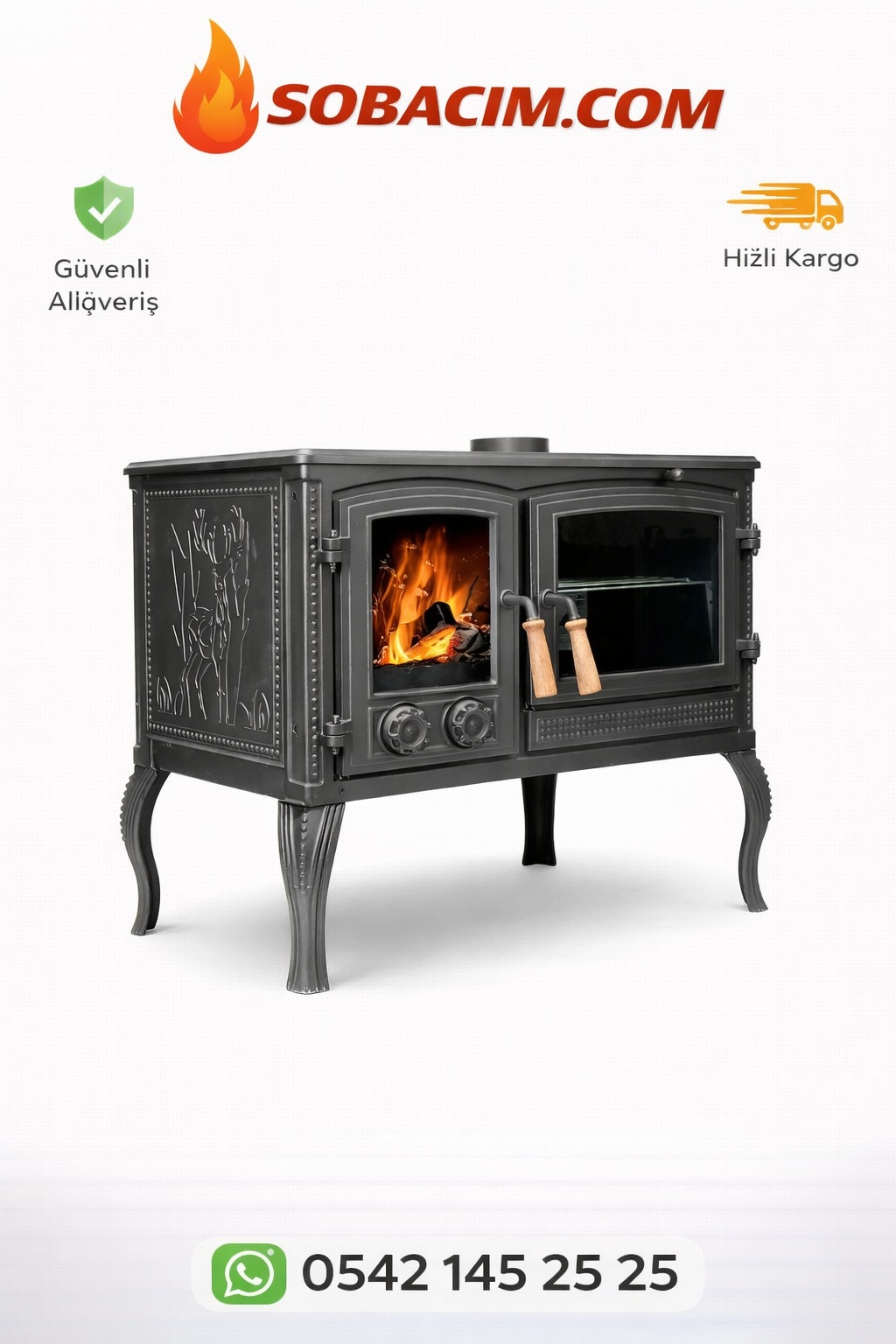 Kuzine Yatay Maşinga Soba 