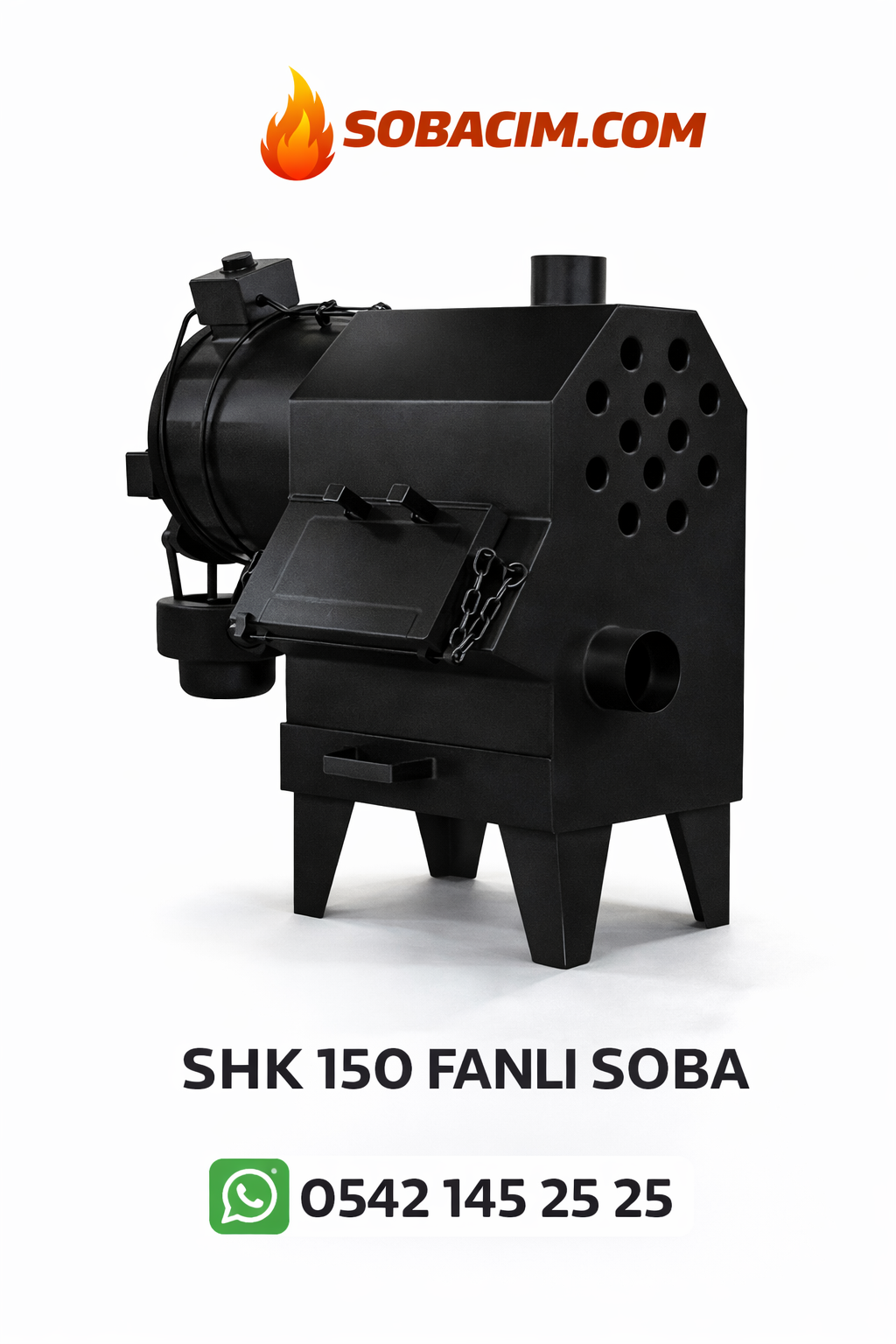 SHK150 Fanlı Fabrika Sobası 